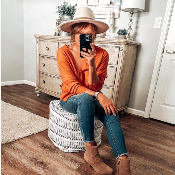 Women's Button-Front Fine Gauge Ribbed Cardigan - A New Day M, New With Tags 6 - Picture 4 of 5